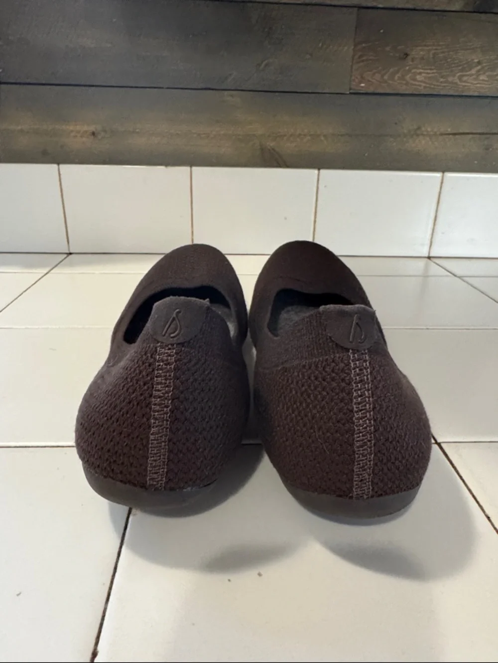 allbirds Tree Breezers Women's Cocoa Brown Knit Ballet Flats Lightweight Size 11